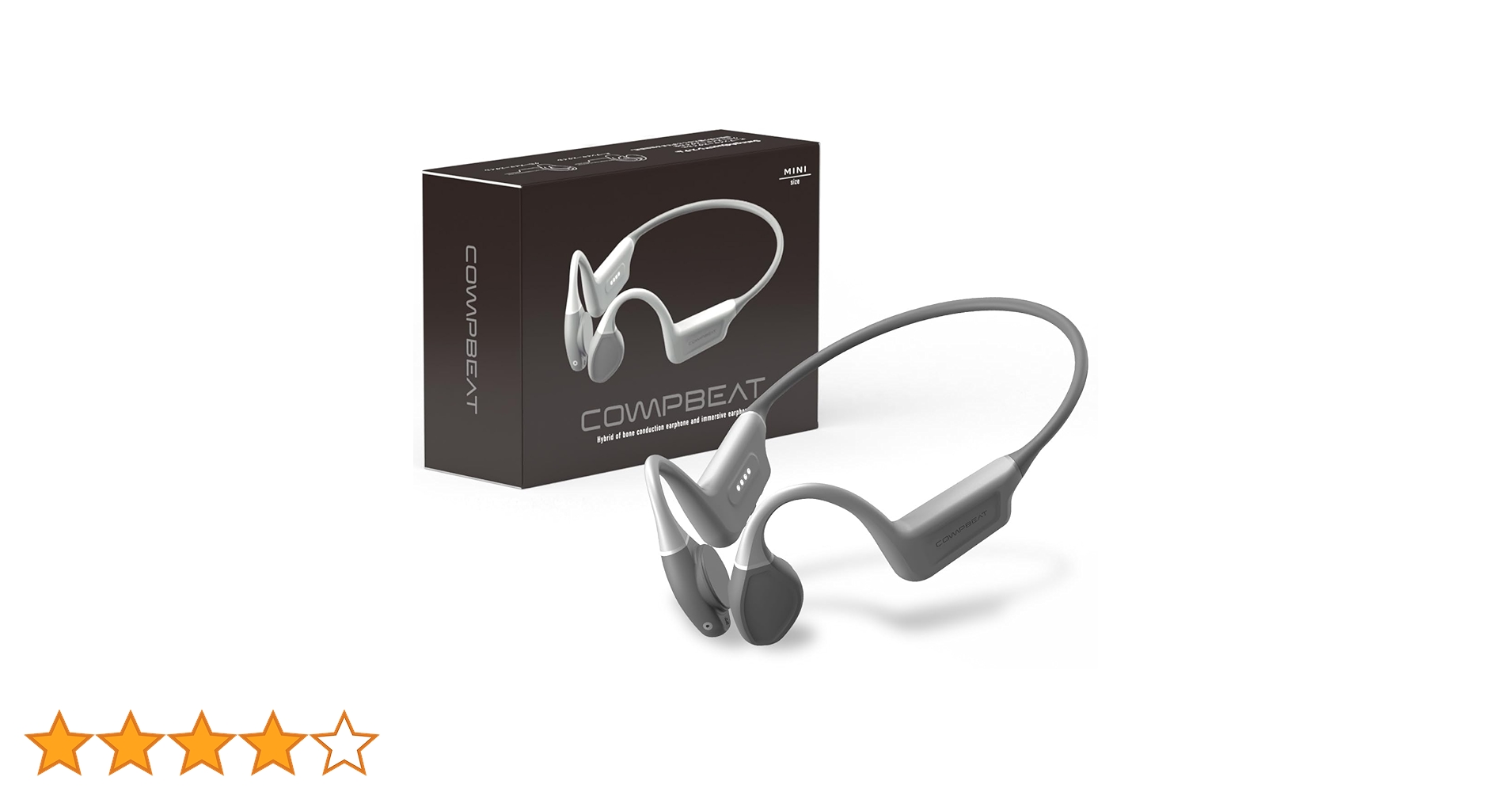 【新品】COMPBEAT BF-821G 骨伝導イヤホン　ミニサイズ版 Amazon.co.jp: COMPBEAT（ミニサイズ） 骨伝導イヤホン 骨伝導と気導音